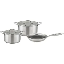 GSW Inoxxa Black Topf-Set 5-tlg. Kochtopf