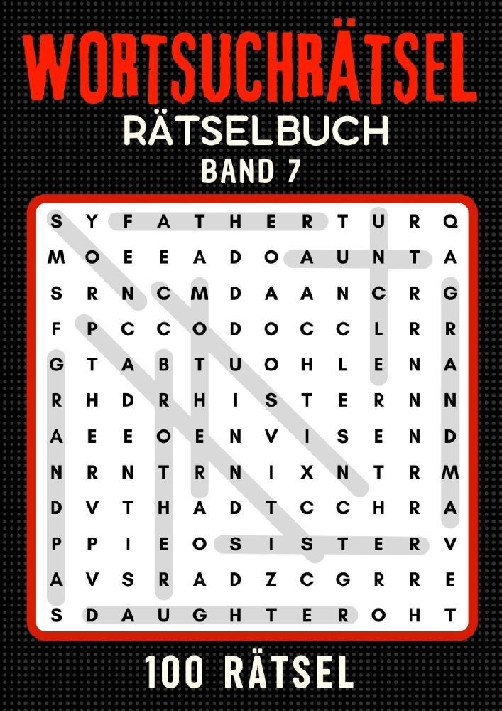 Wortsuchrätsel Rätselbuch - Band 7 - Isamrätsel Verlag  Kartoniert (TB)