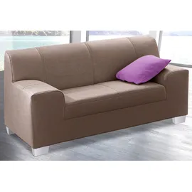 DOMO collection 2-Sitzer »Amando zeitlos und modern, komfortabel,« in vielen Bezugsvarianten, auch in Leder braun