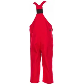 Planam Kinder-Latzhose Rot/Kornblau, Größe 110/116