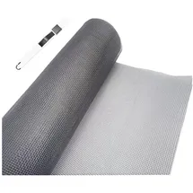 luxuskollektion Fliegengitter für Fenster 250 x 120 cm Weiß