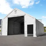 TOOLPORT Lagerhalle 8,00 x 12,00 m grau