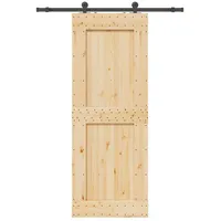 vidaXL Narvik rechts 85 x 210 cm Braun/Schwarz