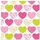 Papstar 20 Servietten, 33 cm x 33 cm 3-lagig 1/4-Falz Design Set 1