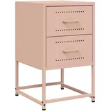 vidaXL Nachtschrank 36 x 39 x 60,5 cm Rosa
