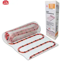 Jollytherm Vario-Heat Hybrid Fußbodenheizung 10 m2 / 4 Heizmatten 3,1 x 0,8 m / Heizleistung Wasser 800 W / Heizleistung Elektro 1500 W
