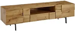 WOHNLING Sideboard Spanplatte 2 Türen 1 Schubladen