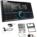 Kenwood DPX-7300DAB Radio Bluetooth DAB+ für Audi TT 2006-2014 schwarz Teilaktiv