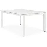 Natur24 Tisch Konnor 160 x 110-160 x 77,5 cm Aluminium