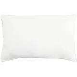 vidaXL KopfKissen 40 x 80 cm Weiß