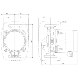 Grundfos Hocheffizienz Umwälzpumpe Alpha2 25-40, G 1/2, 130mm, PN 10, 230 V
