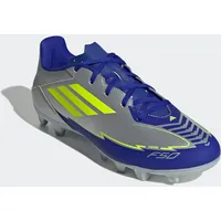 adidas F50 Club FG/MG Herren silver met./solar yellow/lucid blue 48