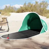 Homgoday Strandzelt Strand Zelt Strandmuschel UV-Schutz Windschutz Sonnenschutz Zelt für Familie Camping Garten Strand Seegrün Pop-Up Wasserdicht