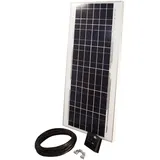 SUNSET Solarmodul "Einsteiger-Stromset 45 Watt, 12 V" Solarmodule für den Freizeitbereich schwarz (baumarkt)