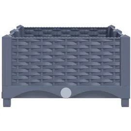 vidaXL Hochbeet 80 x 40 x 23 cm Braun