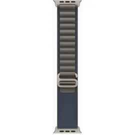 Apple Watch Ultra 2 GPS + Cellular 49 mm Titangehäuse natur, Alpine Loop blau M