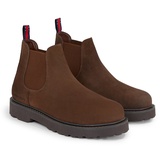 Tommy Jeans Chelseaboots »TOMMY SUEDE BOOT«, Gr. 45, dunkelbraun, , 40492064-45