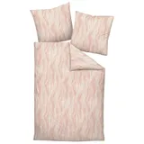 JANINE Carmen S Interlock-Jersey Beige/Koralle 135 x 200 cm + 80 x 80 cm
