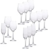 Neuetischkultur Gläser-Set Gläserset 12-teilig Wein- und Sektgläser, Glas, Stielgläser weiß