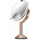 simplehuman Sensor TRIO mit LED-Beleuchtung, gebürsteter Roségold-Stahl