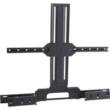 Sanus Systems Sanus TV-Halterung für Sonos ARC (1 Stk., Wandmontage, Höhenverstellbar, Lautsprecher Ständer + Wandmontage, Schwarz