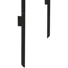 Outsunny Rosenbogen 140 x 40 x 240 cm Schwarz