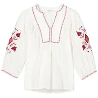 GARCIA C50233 Bluse Mit 3/4-ärmeln - Off White -