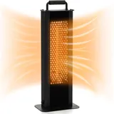 1200W Standheizstrahler doppelseitig Elektroheizer Heizung Terrassenheizer IP65