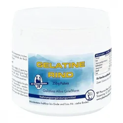 Gelatine Rind Pulver Dose