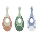 Jordan* Step 1 Green Clean Baby-Zahnbürste 3 St.