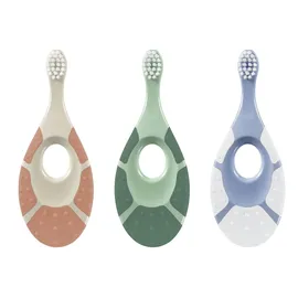 Jordan* Step 1 Green Clean Baby-Zahnbürste 3 St.