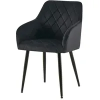 Möbel Kraft Armlehnenstuhl ¦ schwarz ¦ Maße (cm): B: