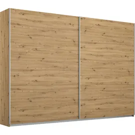 Rauch Schwebetürenschrank RAUCH "AURELIO Kleiderschrank Garderobe TOPSELLER OTTO ́s CHOICE", braun (eiche artisan), B:261cm H:210cm T:59cm, Holzwerkstoff, Schränke, Schwebetürenschrank, 3 verschiedene Ausstattungsvarianten Griffe aus Metall MADE IN GERMANY,