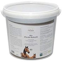 Bio Pferde-Bokashi 3,4 kg, Ergänzungsfuttermittel für Pferde mit wertvollen Allgäuer Kräutern, Original Effektiven Mikroorganismen und Weizenkleie