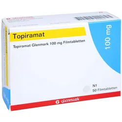 Topiramat Glenmark 100 mg Filmtabletten 50 St