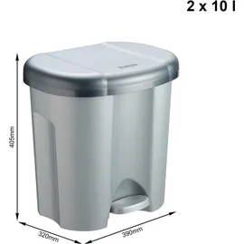 Rotho Duo 20 l silber