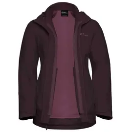 Jack Wolfskin Moonrise 3in1 Jacket Damen amaranth XL