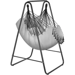 TECTAKE Hängesessel Alison, Boho-Style, Belastbarkeit 160kg