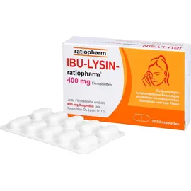 IBU-LYSIN-ratiopharm 400 mg Filmtabletten 20 St.