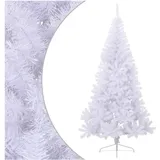 vidaXL Künstlicher Halber Weihnachtsbaum Weiß 240 cm