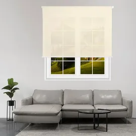 Wellhome Lichtdurchlässiger Rollo 150 x 175 cm Beige