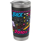 Zurück zu den 2010er Jahren, Vintage Twenty-Tens, Retro 2010 Doppelwandiger Edelstahl-Thermobecher