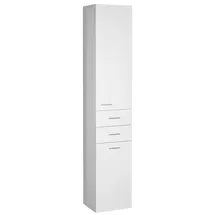 a&n&a aQualine Zoja Hochschrank 35 x 184 x 29 cm Weiß MDF
