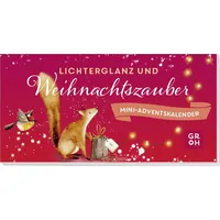 Lichterglanz und Weihnachtszauber: Mini-Adventskalender | Nostalgisch illustrierter, süßer Adventskalender 2024 | Kleines Geschenk oder Mitbringsel für Frau, Freundin oder Kollegin