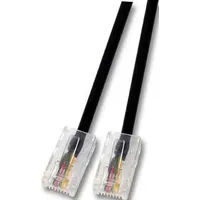 EFB K2408.10 Modularkabel RJ45 (8/4) - RJ45 (8/4), schwarz,