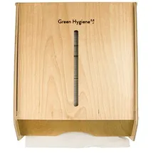Papstar `Green Hygiene` Spender für Papierhandtücher `WOLKENKRATZER` 31,5 x 28,5 x 15 cm, natur