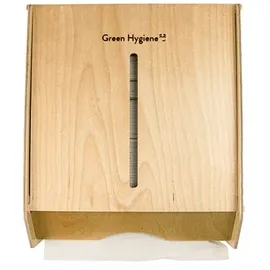 Papstar `Green Hygiene` Spender für Papierhandtücher `WOLKENKRATZER` 31,5 x 28,5 x 15 cm, natur