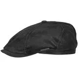 Stetson Schiebermütze Ballonmütze aus Leder schwarz 55/S