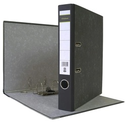 Midori 2 x Aktenordner A4 50 mm Schwarz Wolkenmarmor Archiv Büroordner Ringordner