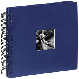 Hama Fine Art Spiral blau 28x24 50 schwarze Seiten 90147